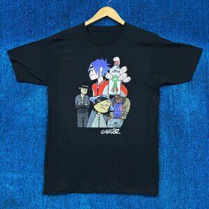 Gorillaz Inky Octopuss Car Paint Poster Trip Hop Band Tee M